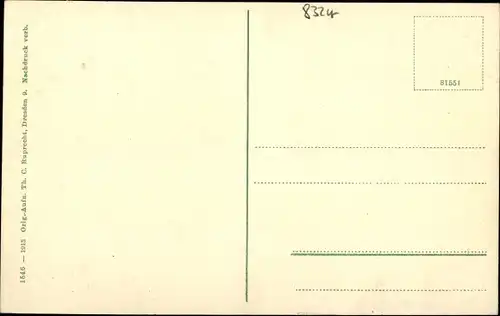 Ak Rathen an der Elbe Sächsische Schweiz, schöne Detailansicht