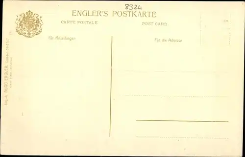 Ak Rathen an der Elbe Sächsische Schweiz, schöne Detailansicht