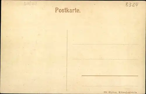 Ak Rathen an der Elbe Sächsische Schweiz, schöne Detailansicht