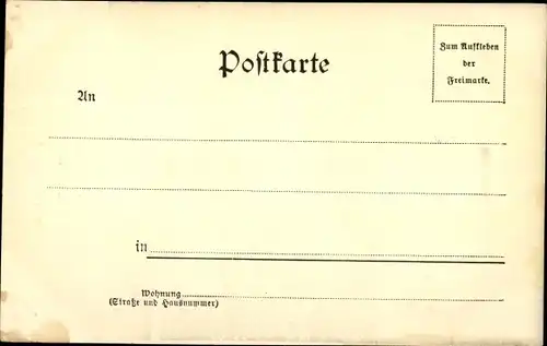 Ak Weimar in Thüringen, schöne Detailansicht