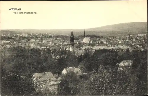 Ak Weimar in Thüringen, schöne Detailansicht