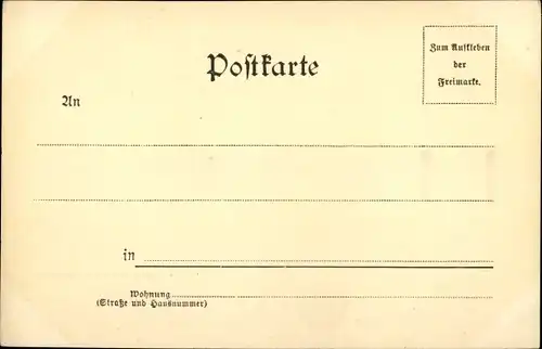 Ak Weimar in Thüringen, schöne Detailansicht