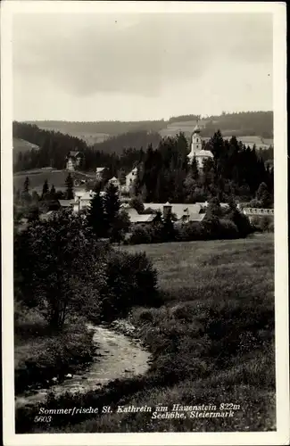 Ak St. Kathrein am Hauenstein Steiermark, schöne Detailansicht