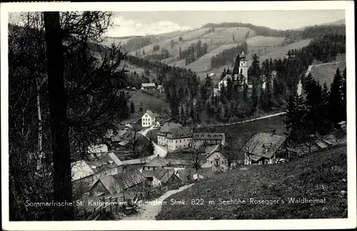 Ak St. Kathrein am Hauenstein Steiermark, schöne Detailansicht