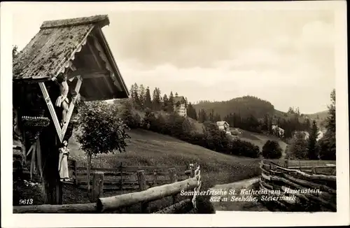 Ak St. Kathrein am Hauenstein Steiermark, schöne Detailansicht