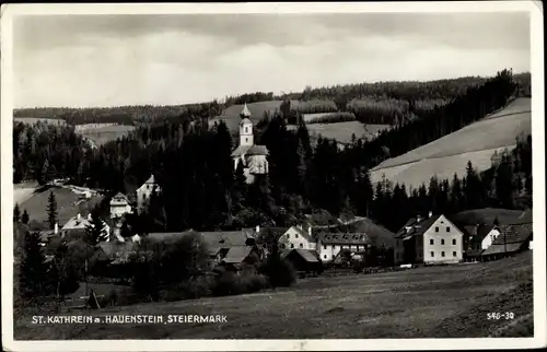 Ak St. Kathrein am Hauenstein Steiermark, schöne Detailansicht