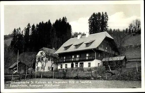 Ak St. Kathrein am Hauenstein Steiermark, schöne Detailansicht