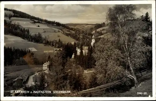 Ak St. Kathrein am Hauenstein Steiermark, schöne Detailansicht