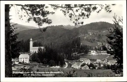 Ak St. Kathrein am Hauenstein Steiermark, schöne Detailansicht