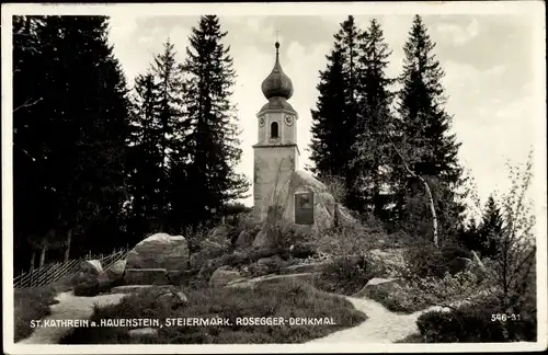 Ak St. Kathrein am Hauenstein Steiermark, schöne Detailansicht