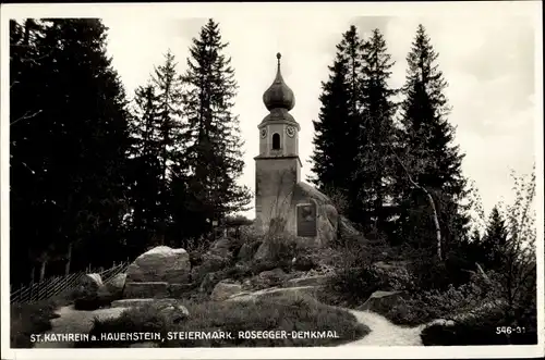 Ak St. Kathrein am Hauenstein Steiermark, schöne Detailansicht