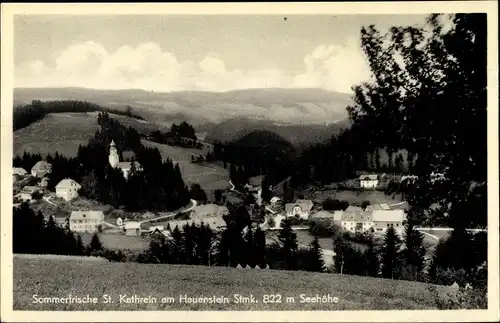 Ak St. Kathrein am Hauenstein Steiermark, schöne Detailansicht