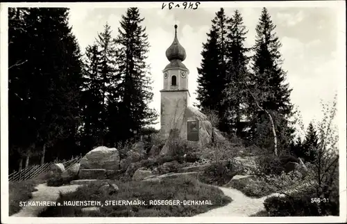 Ak St. Kathrein am Hauenstein Steiermark, schöne Detailansicht