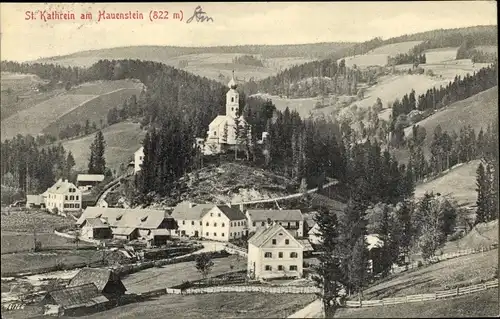 Ak St. Kathrein am Hauenstein Steiermark, schöne Detailansicht