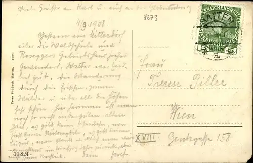 Ak St. Kathrein am Hauenstein Steiermark, schöne Detailansicht