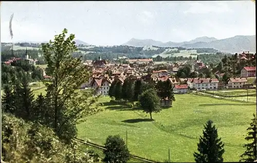Ak Miesbach in Oberbayern, schöne Detailansicht