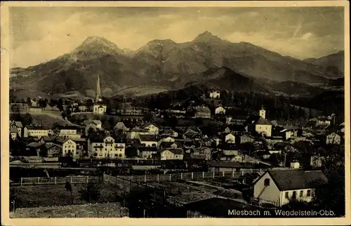 Ak Miesbach in Oberbayern, schöne Detailansicht