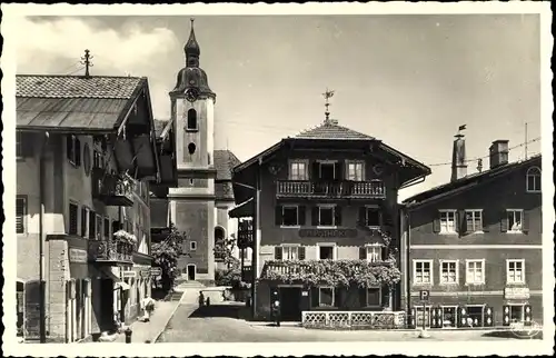 Ak Miesbach in Oberbayern, schöne Detailansicht