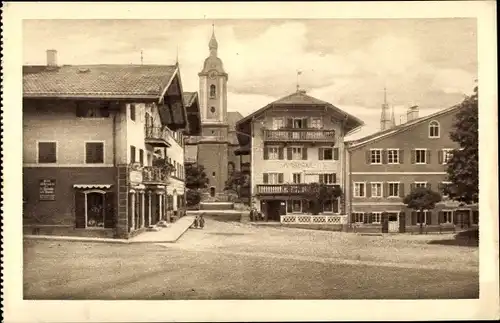 Ak Miesbach in Oberbayern, schöne Detailansicht