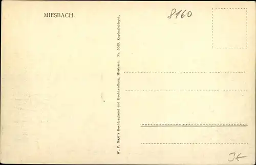 Ak Miesbach in Oberbayern, schöne Detailansicht