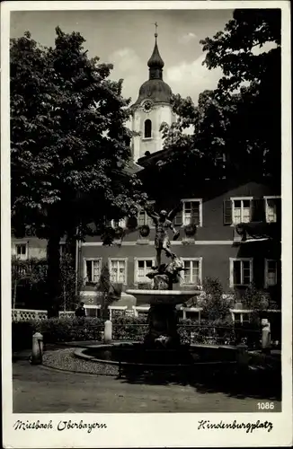 Ak Miesbach in Oberbayern, schöne Detailansicht