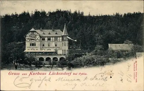 Ak Lückendorf Oybin in Sachsen, Kurhaus Lückendorf