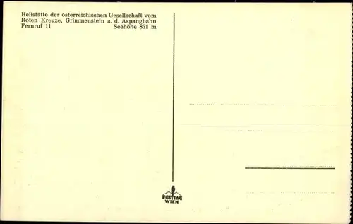 Ak Grimmenstein in Niederösterreich, schöne Detailansicht