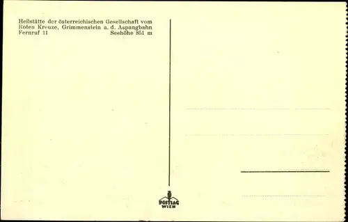 Ak Grimmenstein in Niederösterreich, schöne Detailansicht