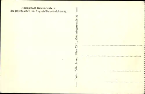Ak Grimmenstein in Niederösterreich, schöne Detailansicht