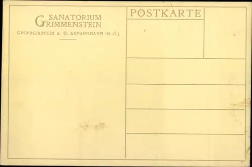 Ak Grimmenstein in Niederösterreich, schöne Detailansicht