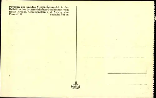 Ak Grimmenstein in Niederösterreich, schöne Detailansicht