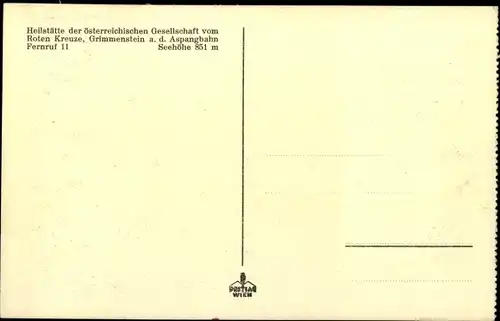 Ak Grimmenstein in Niederösterreich, schöne Detailansicht