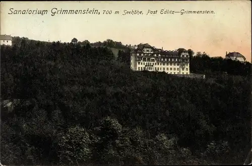 Ak Grimmenstein in Niederösterreich, schöne Detailansicht