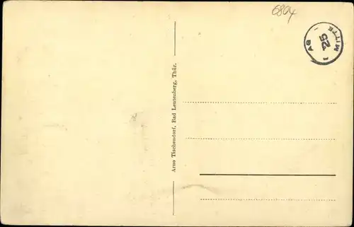 Ak Bad Leutenberg in Thüringen, schöne Detailansicht