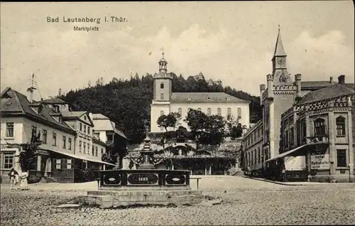 Ak Bad Leutenberg in Thüringen, schöne Detailansicht