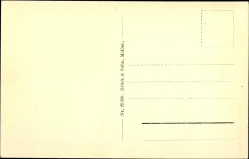 Ak Meißen in Sachsen, schöne Detailansicht