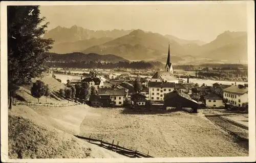 Ak Kössen in Tirol, schöne Detailansicht