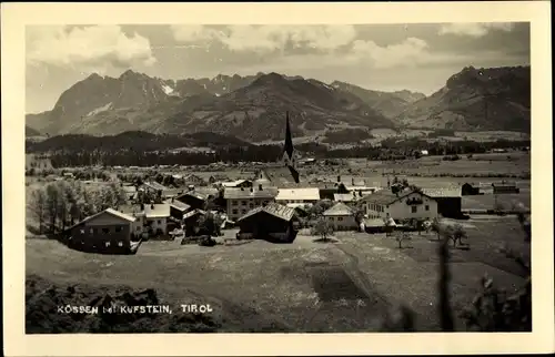 Ak Kössen in Tirol, schöne Detailansicht