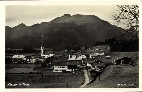 Ak Kössen in Tirol, schöne Detailansicht