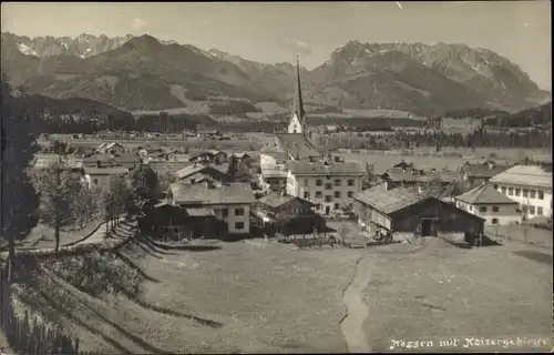 Ak Kössen in Tirol, schöne Detailansicht