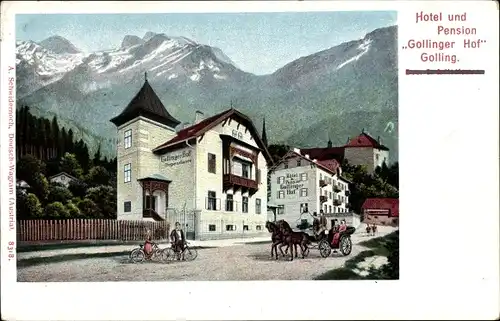 Ak Golling an der Salzach in Salzburg, Hotel und Pension Gollinger Hof