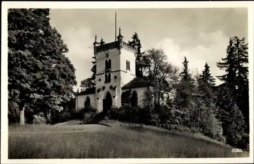 Ak Saaldorf Bad Lobenstein in Thüringen, Im oberen Saaletal, Jagdschloss Waidmannsheil