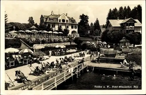 Ak Velden am Wörther See Kärnten, schöne Detailansicht