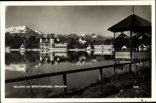 Ak Velden am Wörther See Kärnten, schöne Detailansicht