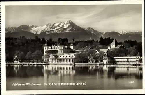 Ak Velden am Wörther See Kärnten, schöne Detailansicht