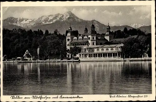 Ak Velden am Wörther See Kärnten, schöne Detailansicht