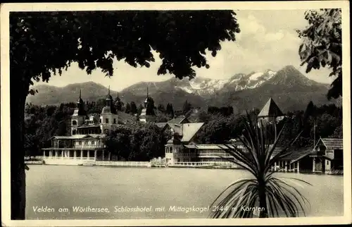 Ak Velden am Wörther See Kärnten, schöne Detailansicht