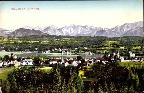 Ak Velden am Wörther See Kärnten, schöne Detailansicht