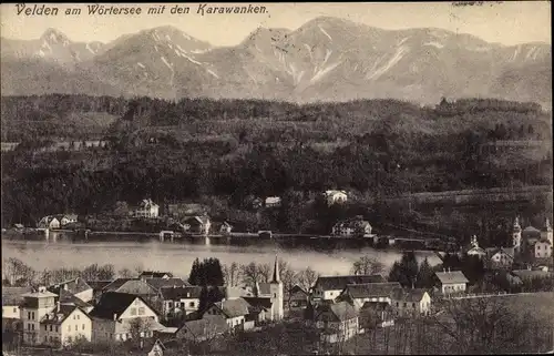 Ak Velden am Wörther See Kärnten, schöne Detailansicht