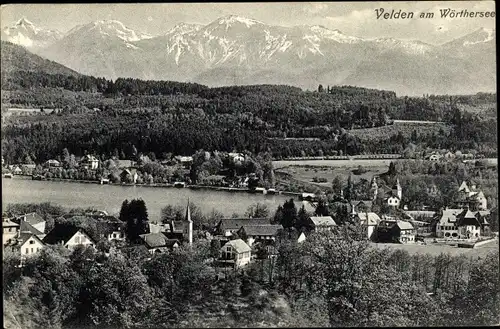 Ak Velden am Wörther See Kärnten, schöne Detailansicht